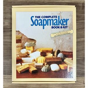 Complete Soap Maker Kit Vtg Gift DIY Soap Book  Cottagecore Homestead Craft NOS
